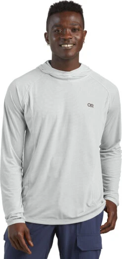 Outdoor Research Echo Hoodie - Men's|-|Chandail à Capuchon Echo - Homme -Altitude Sports ORR 287625 7E 7EFront 20Pebble