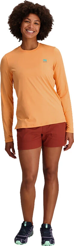 Outdoor Research ActiveIce Spectrum Sun Longsleeves Tee - Women's|-|T-shirt à Manches Longues ActiveIce Spectrum Sun - Femme -Altitude Sports ORR 287660 7E 7EFront1 20Orange 20Fizz