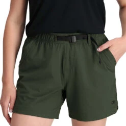 Outdoor Research Ferrosi Shorts - 5" Inseam - Women's|-|Short Ferrosi - Entrejambe 5" - Femme -Altitude Sports ORR 287672 7E 7EDetail 20Verde
