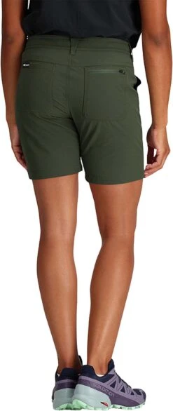 Outdoor Research Ferrosi Shorts - 7" Inseam - Women's|-|Short Ferrosi - Entrejambe 7" - Femme -Altitude Sports ORR 287673 7E 7EBack 20Verde