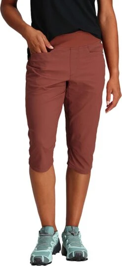 Outdoor Research Zendo Capris - Women's|-|Capri Zendo - Femme -Altitude Sports ORR 287804 7E 7EFront 20Brick