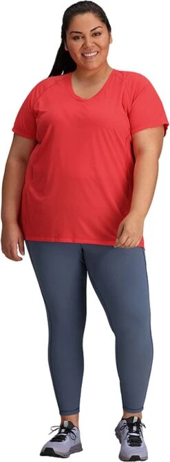 Outdoor Research Echo T-Shirt-Plus - Women's|-|T-shirt Echo - Plus - Femme -Altitude Sports ORR 287967 7E 7EFront1 20Rhubarb