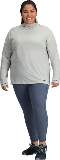 Outdoor Research Echo Hoodie-Plus - Women's|-|Chandail à Capuchon Echo Plus - Femme -Altitude Sports ORR 287968 7E 7EFront1 20Pebble