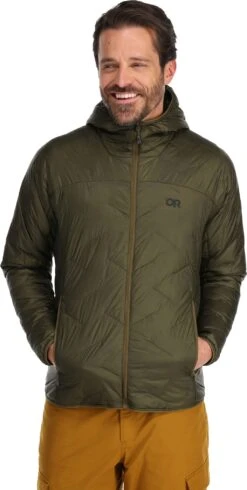 Outdoor Research Superstrand Lt Down Softshell - Men's|-|Coquille à Capuche En Duvet Superstrand Lt - Homme -Altitude Sports ORR 289620 7E 7EFront 20Loden