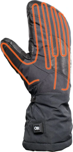 Outdoor Research Prevail Heated Gore-Tex Mitts - Unisex|-|Mitaines Chauffantes Gore-Tex De Prevail - Unisexe -Altitude Sports ORR 300006 7E 7EDetail7 20Black
