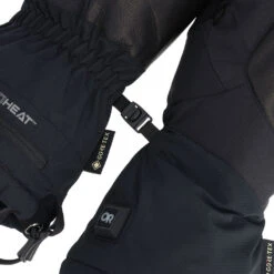 Outdoor Research Prevail Heated Gore-Tex Mitts - Unisex|-|Mitaines Chauffantes Gore-Tex De Prevail - Unisexe -Altitude Sports ORR 300006 7E 7EDetail 20Black