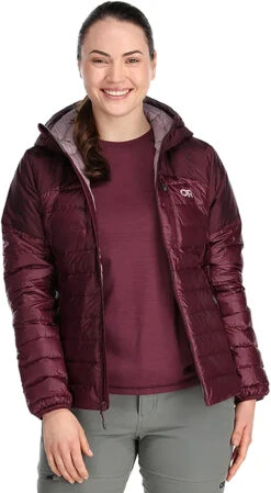 Outdoor Research Helium Down Plus Size Hoodies - Women's|-|Manteau Taille Plus Helium Down - Femme -Altitude Sports ORR 300076 7E 7EFront1 20Kalamata