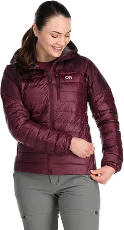 Outdoor Research Helium Down Plus Size Hoodies - Women's|-|Manteau Taille Plus Helium Down - Femme -Altitude Sports ORR 300076 7E 7EFront 20Kalamata