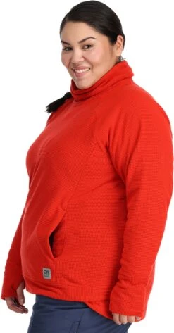 Outdoor Research Trail Mix Cowl Plus Size Pullover - Women's|-|Chandail Trail Mix Cowl Taille Plus - Femme 18 Outdoor Research Trail Mix Cowl Plus Size Pullover - Women's|-|Chandail Trail Mix Cowl Taille Plus - Femme -Altitude Sports ORR 300131 7E 7ESide 20Cranberry