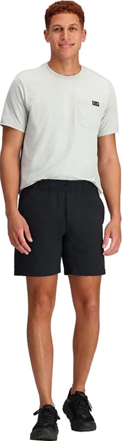 Outdoor Research Astro 7" Inseam Short - Men's|-|Short Entrejambe Astro 7" - Homme -Altitude Sports ORR 300250 7E 7EFront1 20Black