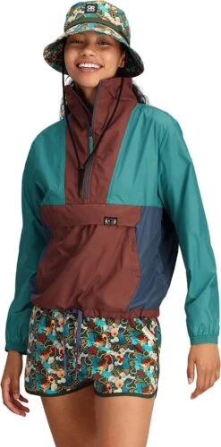 Outdoor Research Swiftbreaker Jacket - Women's|-|Manteau Swiftbreaker - Femme -Altitude Sports ORR 300333 7E 7EFront 20Tropical 20 20Brick 20 20Dawn