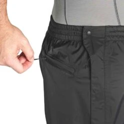 Outdoor Research Apollo Pants -Altitude Sports outdoor research apollo pants rain shellwear black on body detail