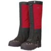 Outdoor Research Expedition Crocodile Gaiters GTX -Altitude Sports outdoor research expedition crocodile gaiters red