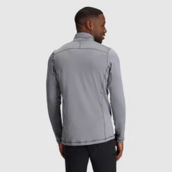 Outdoor Research Vigor Quarter Zip Fleece -Altitude Sports outdoor research mens vigor quarter zip fleece top slate 4