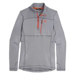 Outdoor Research Vigor Quarter Zip Fleece -Altitude Sports outdoor research mens vigor quarter zip fleece top slate 6
