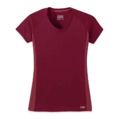 Outdoor Research Echo Tee - Wmns -Altitude Sports outdoor research womens echo tee crimson clay