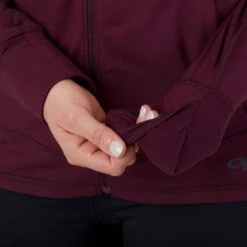 Outdoor Research Melody Hoody - Wmns -Altitude Sports outdoor research womens melody fleece hoodie black berry 3