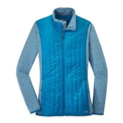 Outdoor Research Melody Hybrid Fleece Jacket - Womens -Altitude Sports outdoor research womens melody hybrid jacket fleece synthetic celestial blue 1 c42fba74 446c 4266 bf7e 55c1e3b1fbed