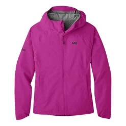 Outdoor Research Motive AscentShell Jacket - Wmns -Altitude Sports outdoor research womens motive ascentshell waterproof jacket fuchia 1