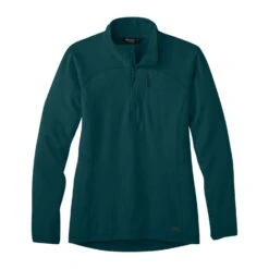 Outdoor Research Vigor Quarter Zip Fleece - Womens -Altitude Sports outdoor research womens vigor quarter zip fleece treeline 1